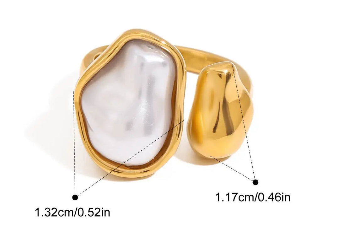 Barlina Pearl Stack Rings