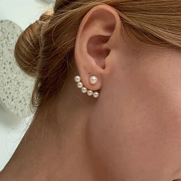 Talia Dainty Pearl Stud Earrings