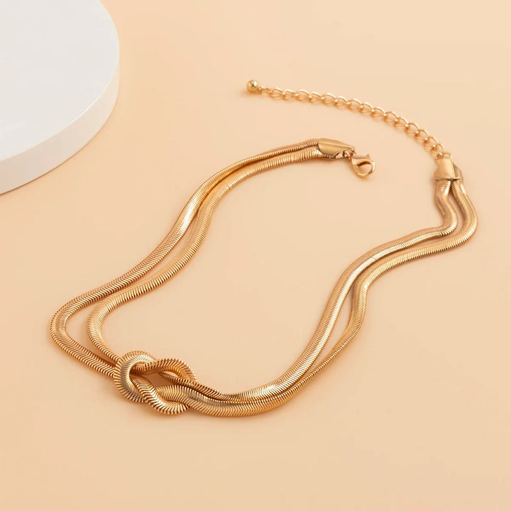 Enya Knot Chain Necklace