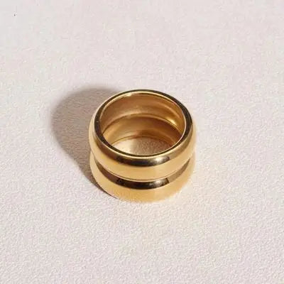 Mata Double Band Statement Ring