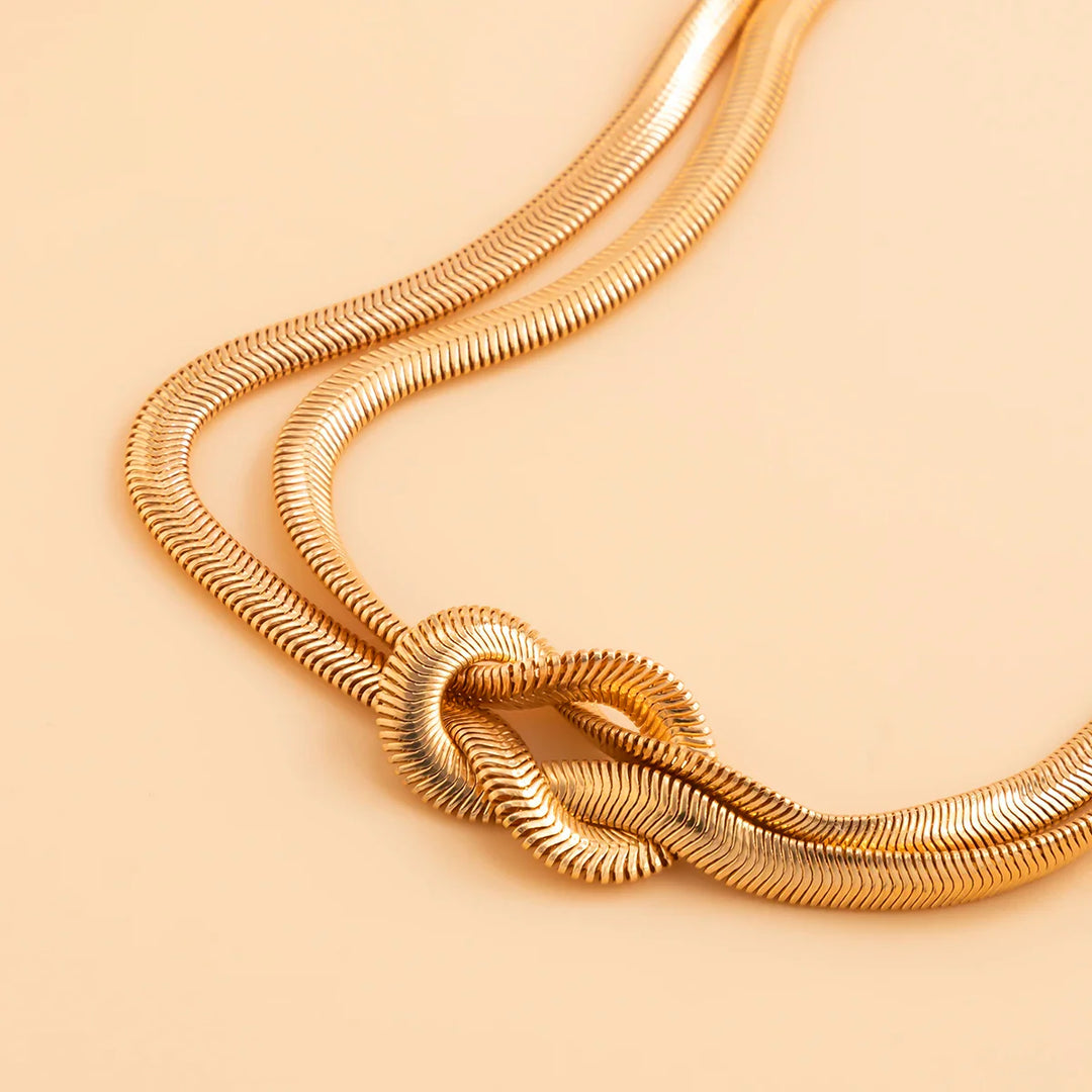 Enya Knot Chain Necklace