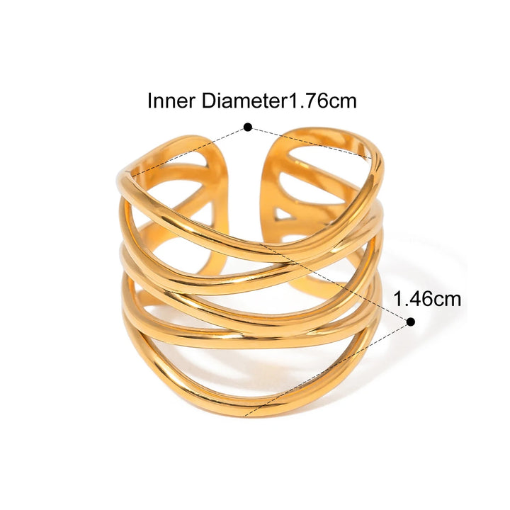 Lunari Flow Ring Set