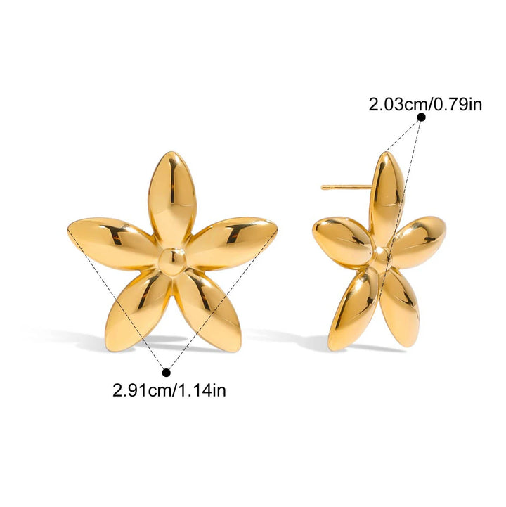 Solenne Bloom Stud Earrings