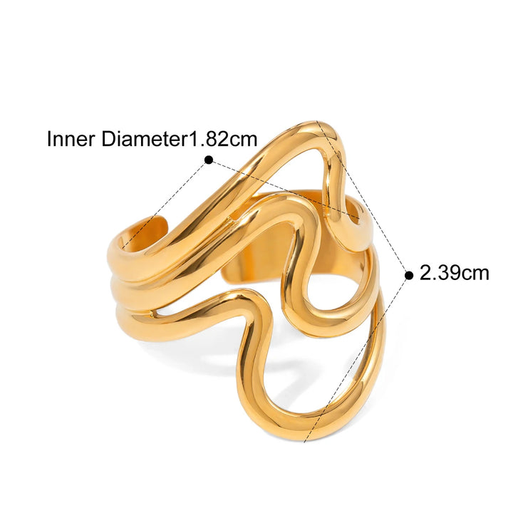 Lunari Flow Ring Set