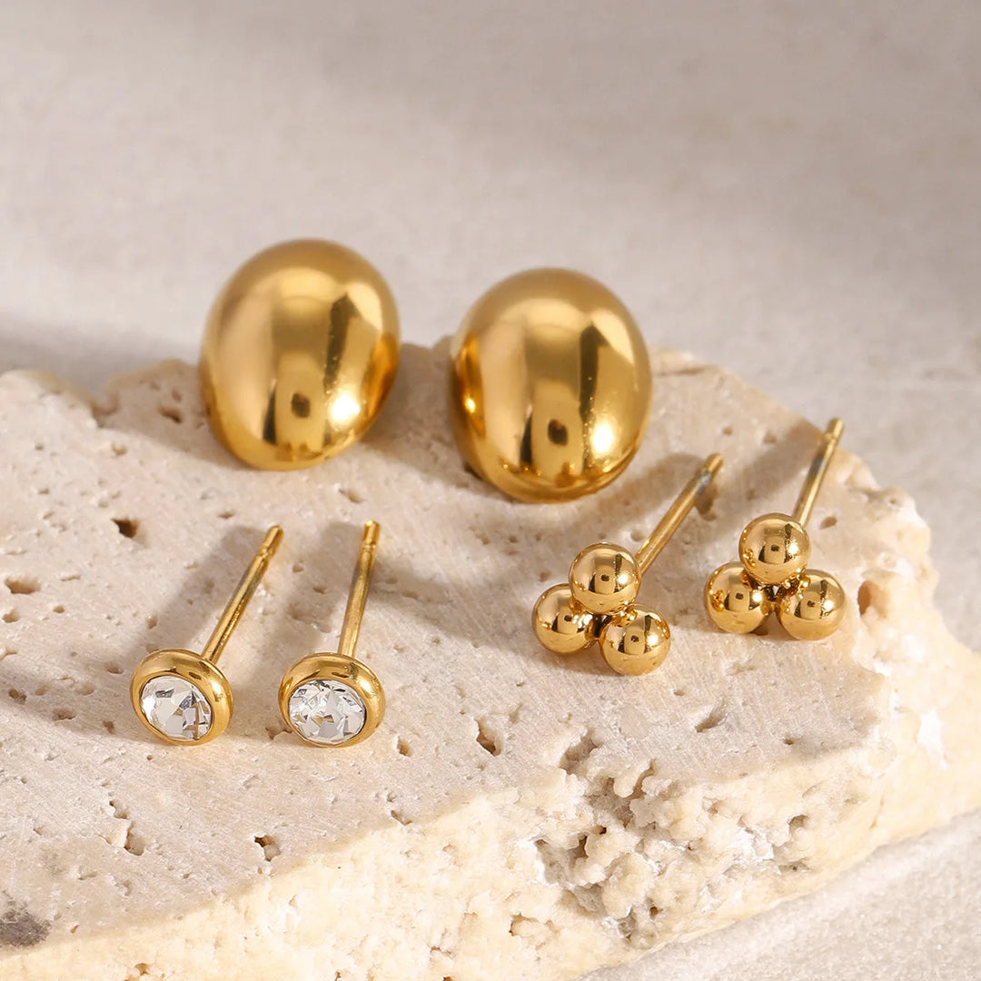 Trivelle Gold Stud Set