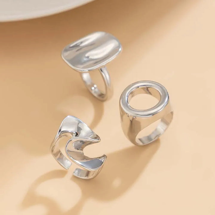 Fowler Sculpted Statement Ring Set
