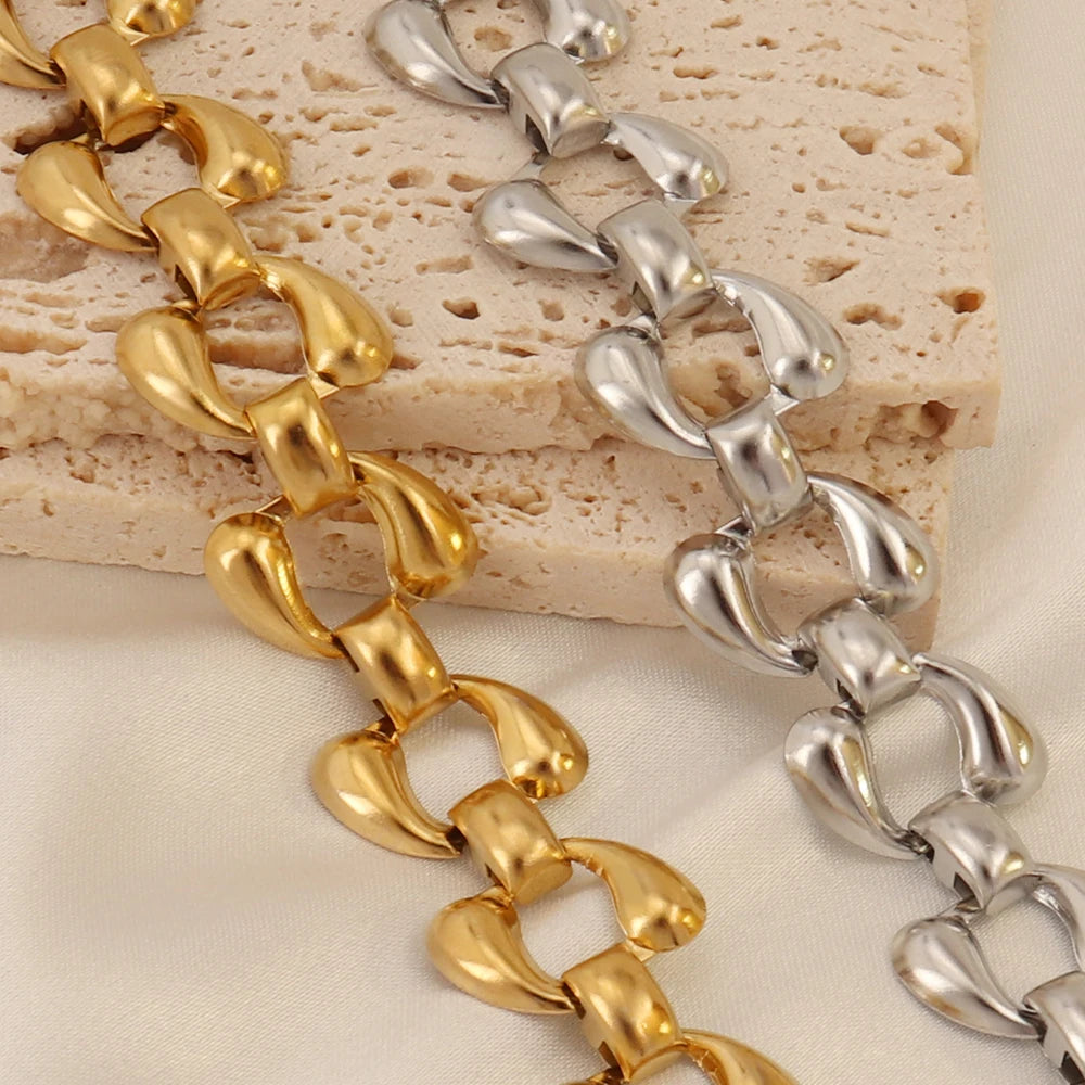 Valessa Water Drop Chain Necklace