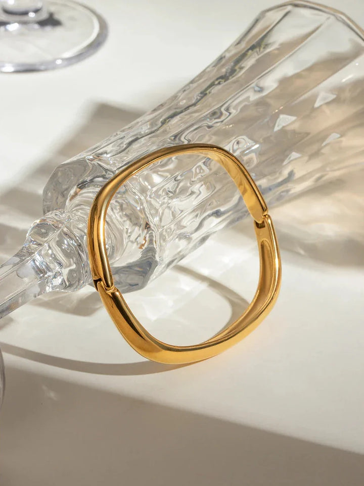 Braden Minimal Open Cuff Bracelet