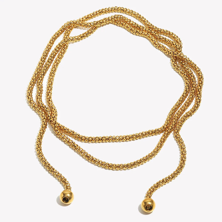 Rina Square Geometric Pearl Necklace