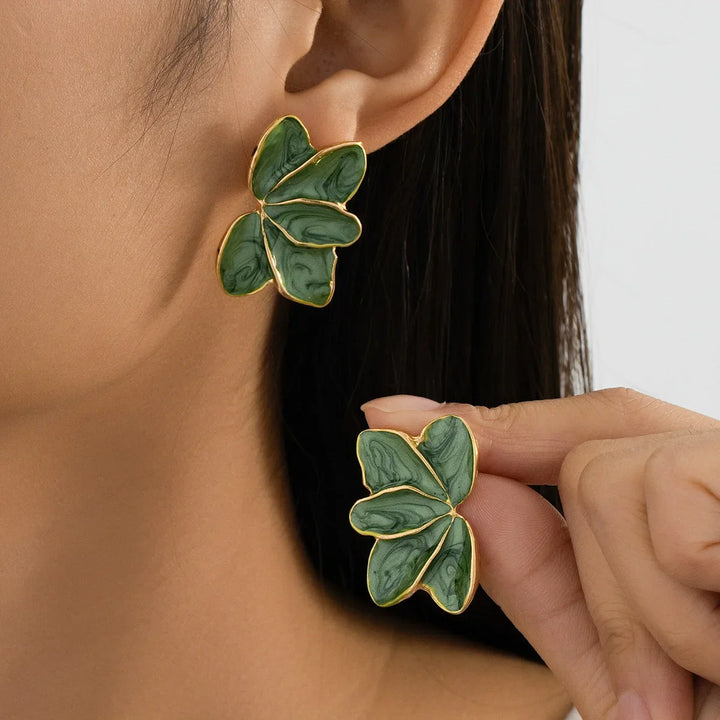 Vera Flower Statement Earrings