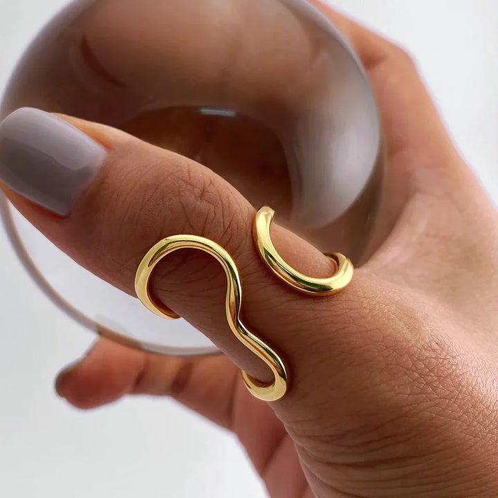 Maya Geometric Adjustable Ring