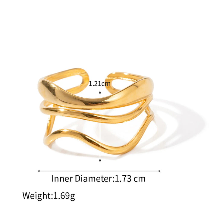 Lunari Flow Ring Set