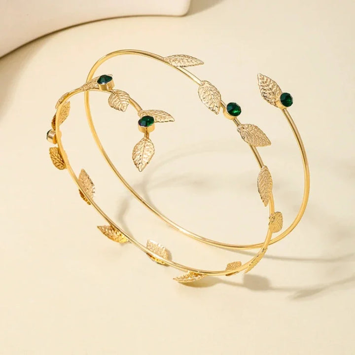 Inaya Leaf Vine Arm Cuff Bracelet
