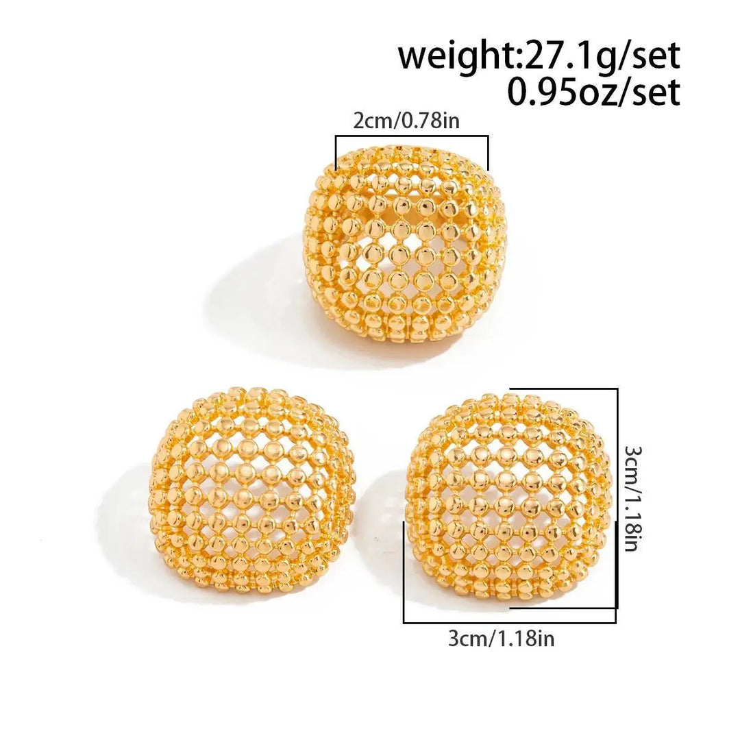 Aliza Geometric Statement Jewelry Set