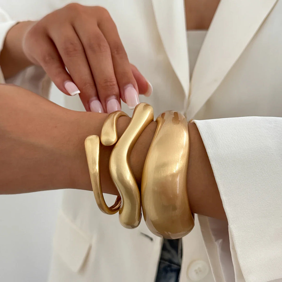 Ciara Sculpted Statement Bracelet