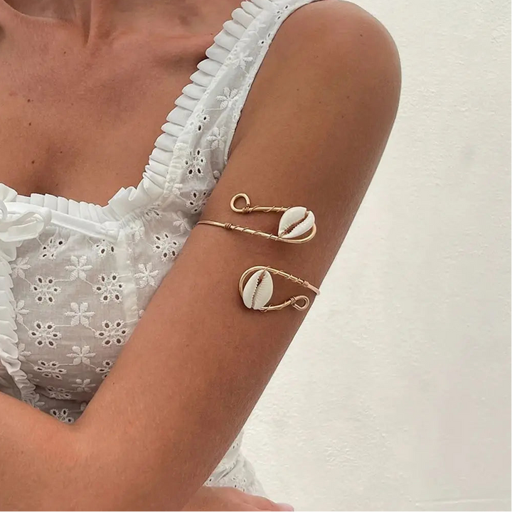 Fry Seashell Arm Cuff Bracelet