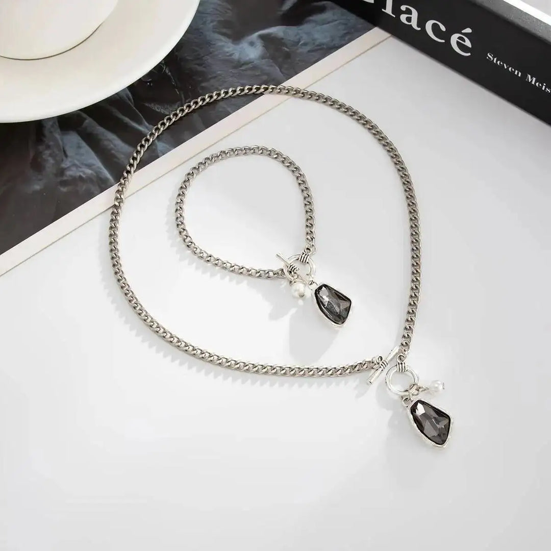 Valdez Silver Pendant Jewelry Set