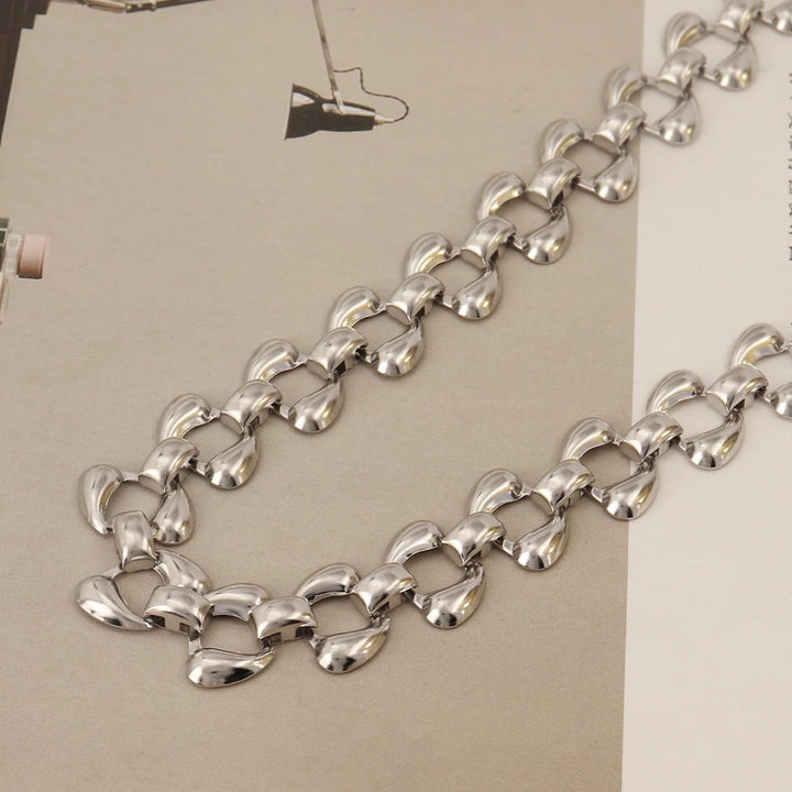 Valessa Water Drop Chain Necklace