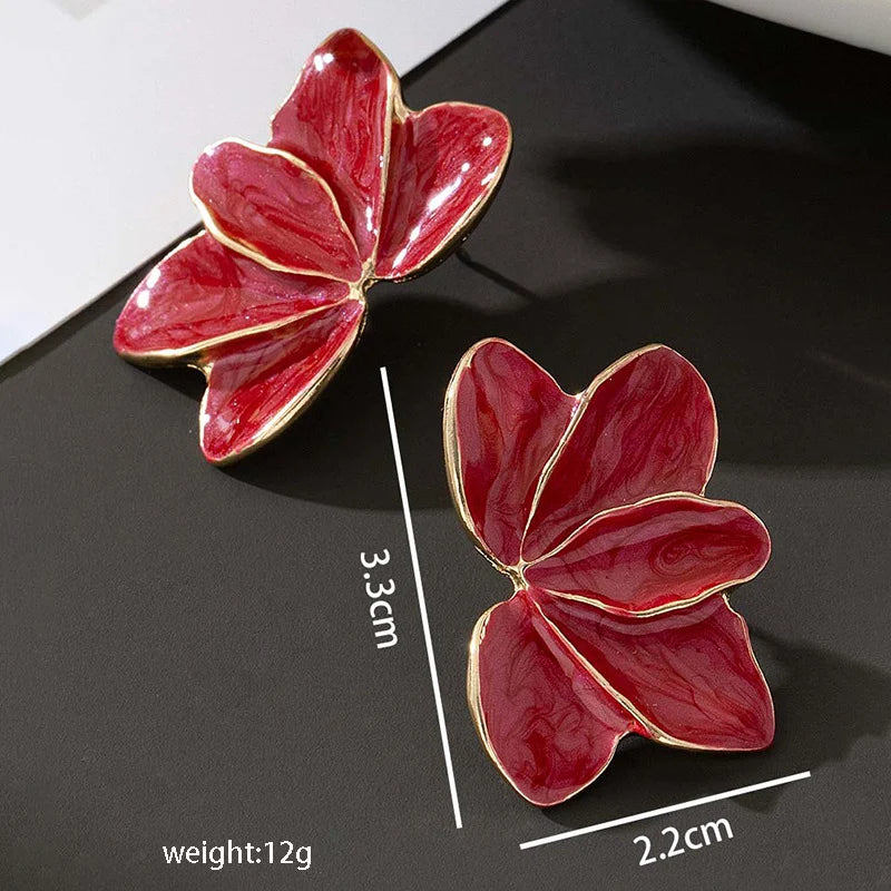 Vera Flower Statement Earrings