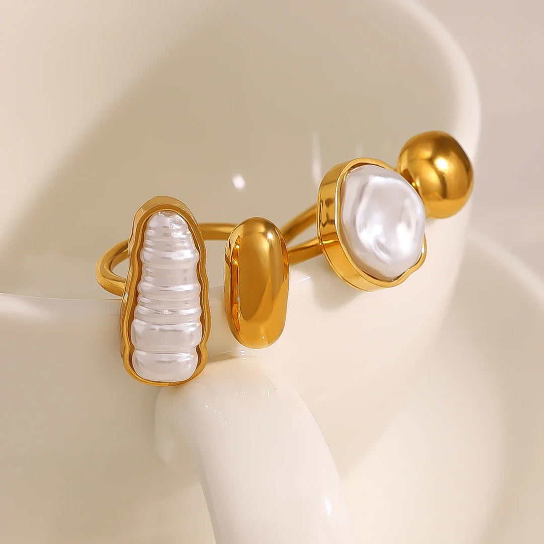 Sora Pearl Statement Ring