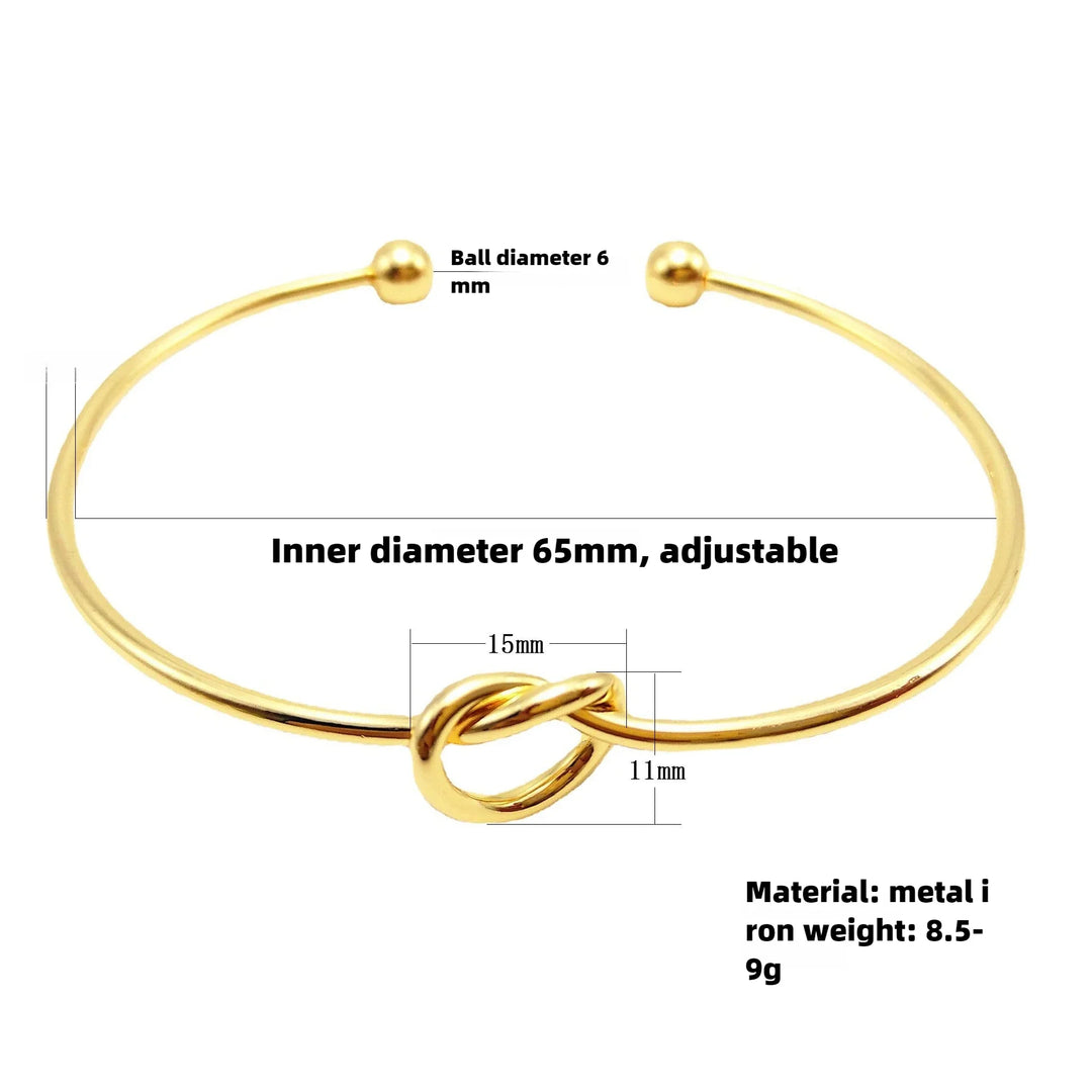 Ziva Geometric Knot Bracelet
