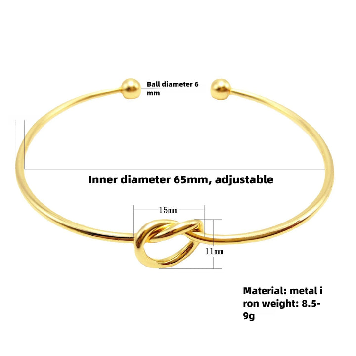 Ziva Geometric Knot Bracelet