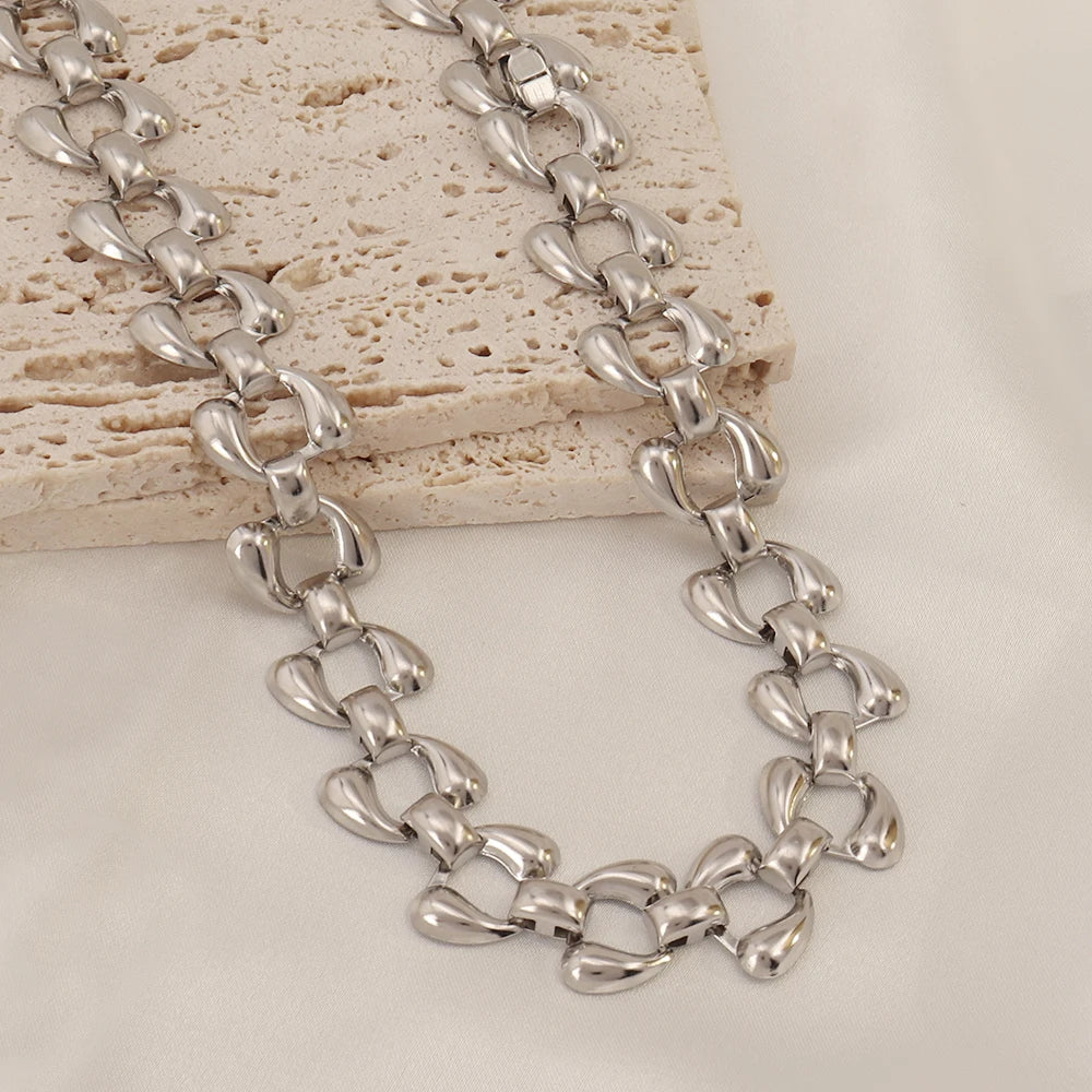 Valessa Water Drop Chain Necklace