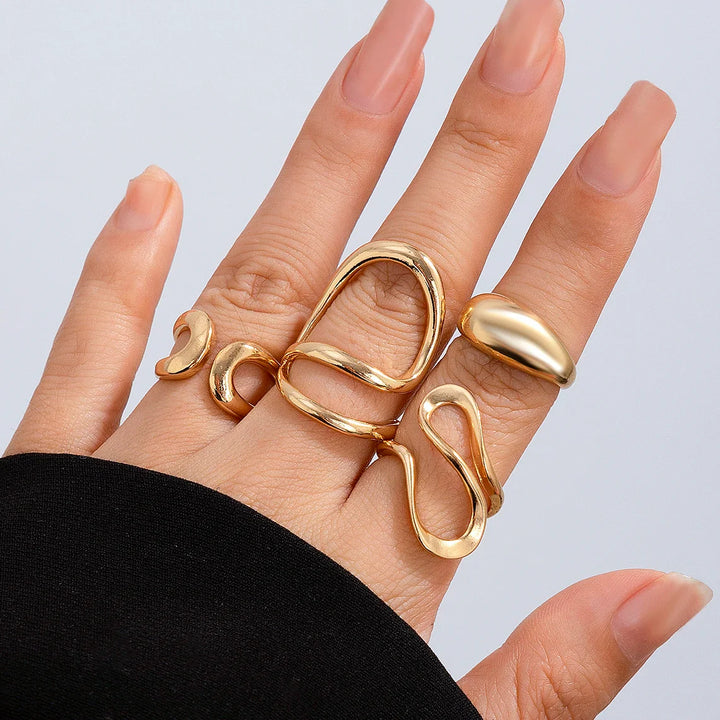 Lewis Vintage Sculpted Ring Set