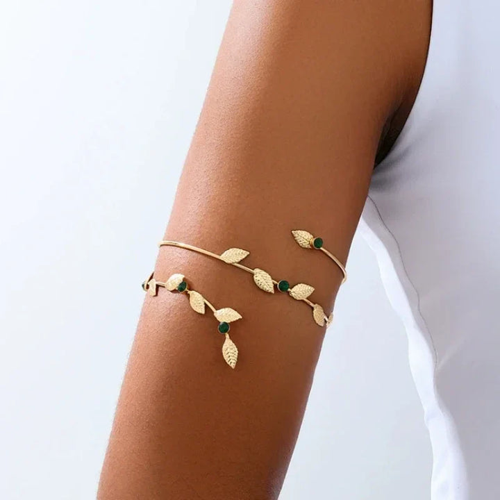 Inaya Leaf Vine Arm Cuff Bracelet