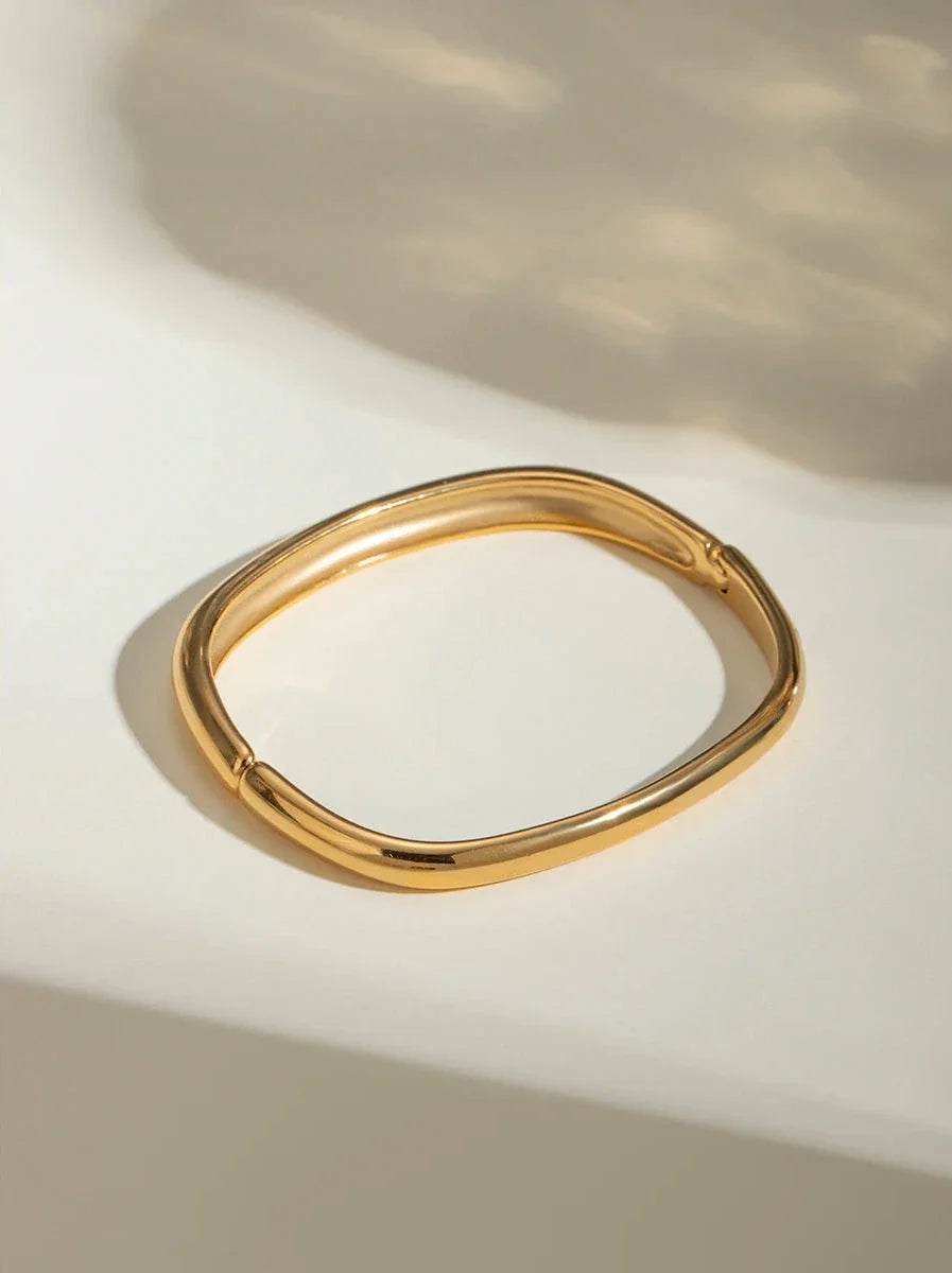 Braden Minimal Open Cuff Bracelet