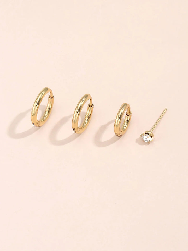 Anish Classic Mini Hoop Earring Set