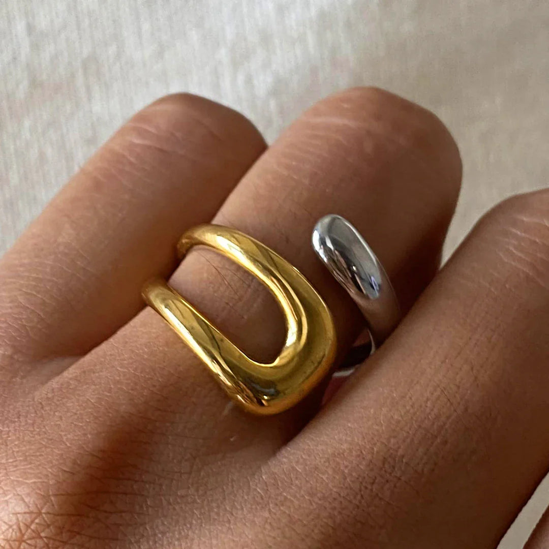Royal Crescent Moon Ring