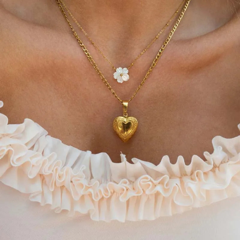 Rangel Floral Pearl Layered Necklace