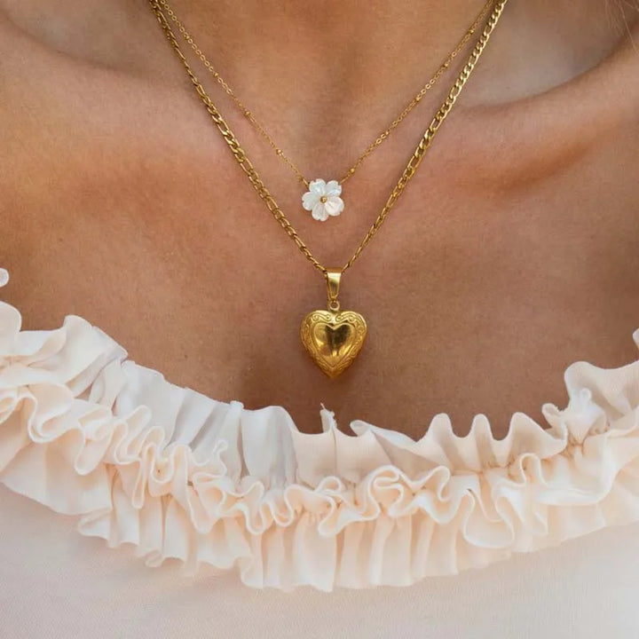 Rangel Floral Pearl Layered Necklace