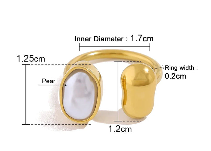 Sora Pearl Statement Ring