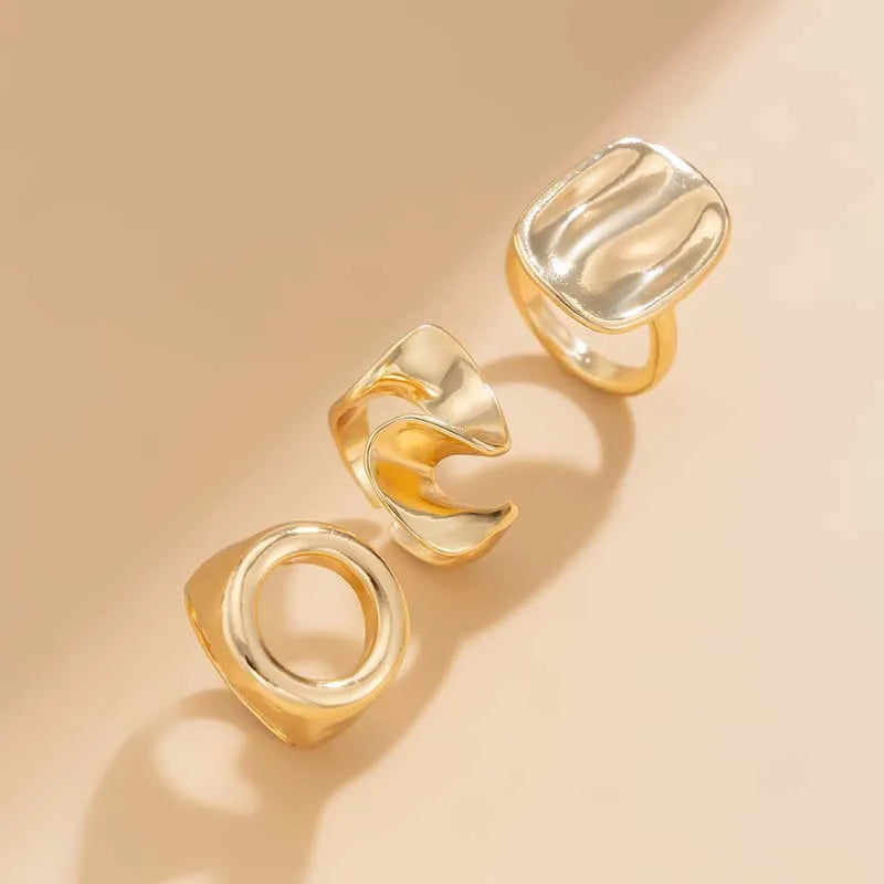 Fowler Sculpted Statement Ring Set