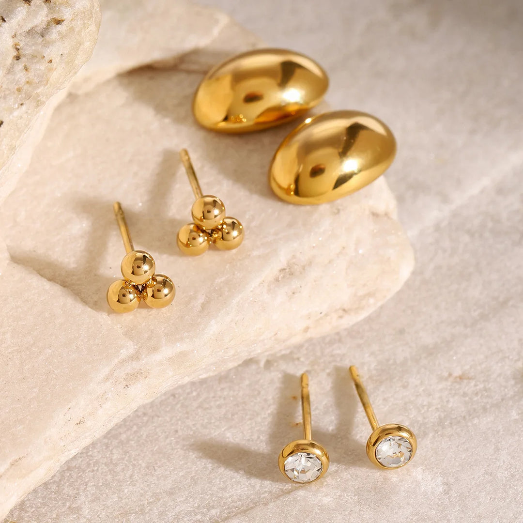 Trivelle Gold Stud Set