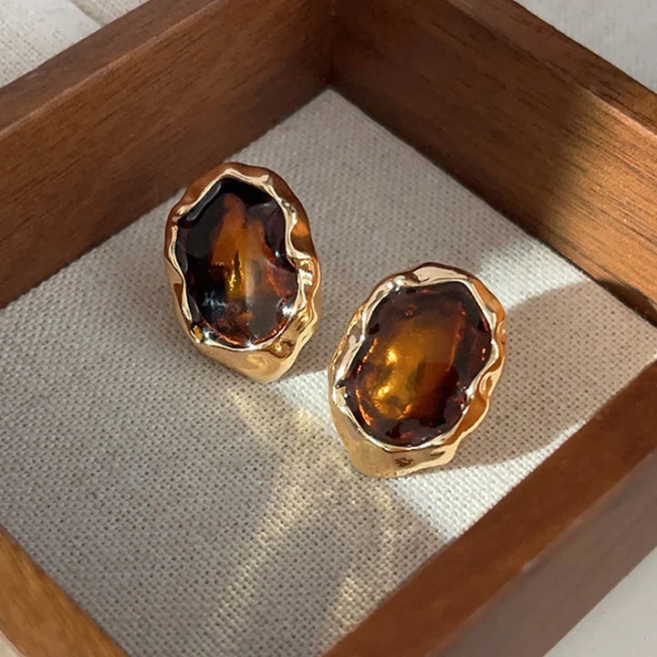 Ayla Geometric Stud Earrings