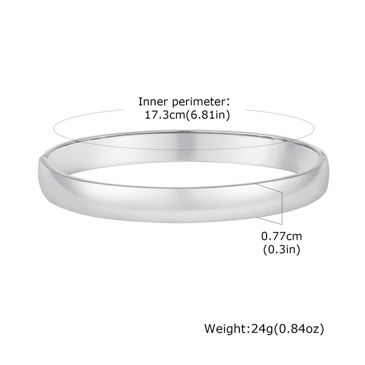 Vina Open Round Bangle Bracelet