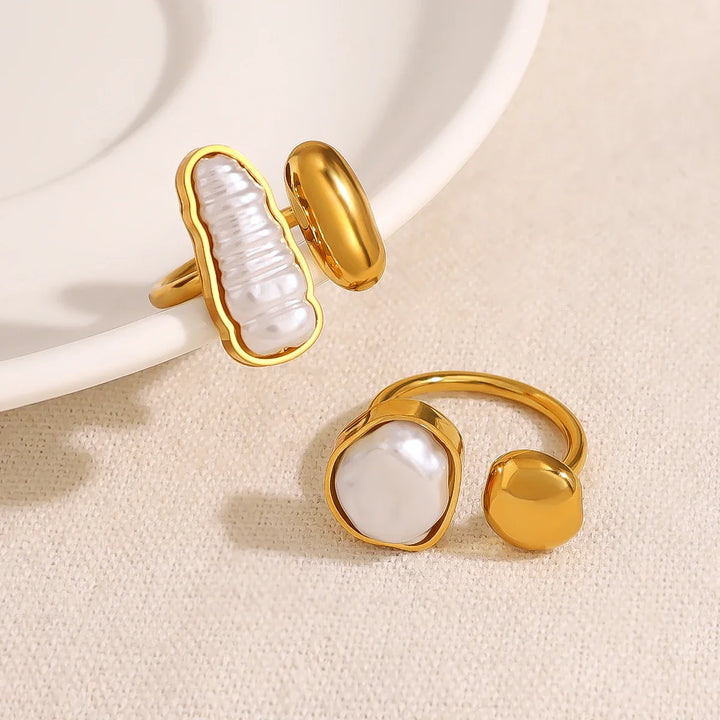 Sora Pearl Statement Ring