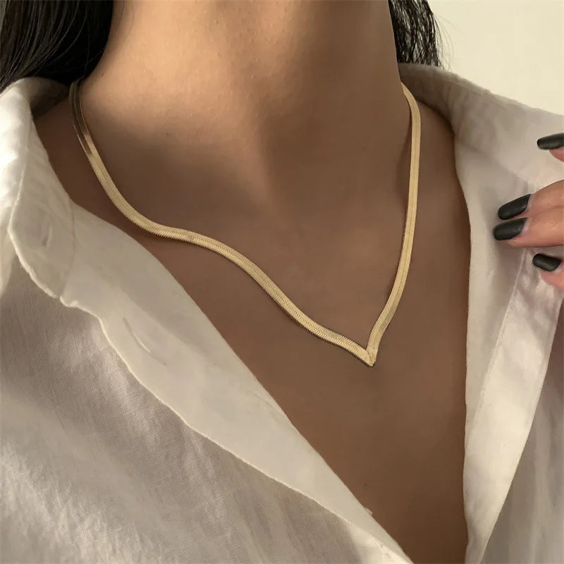 Rangel V Shape Chain Necklace