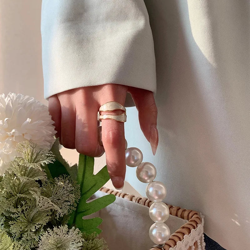 Xena Geometric Adjustable Ring