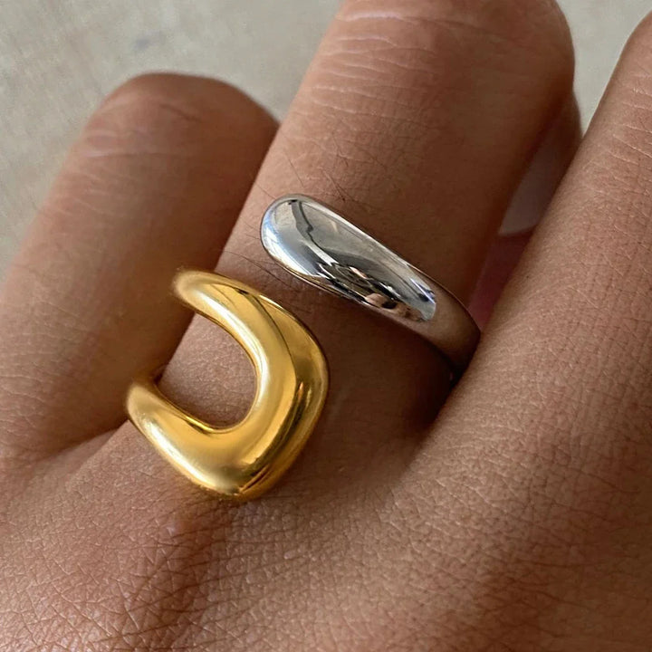 Royal Crescent Moon Ring