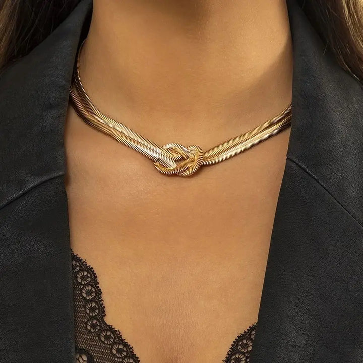 Enya Knot Chain Necklace