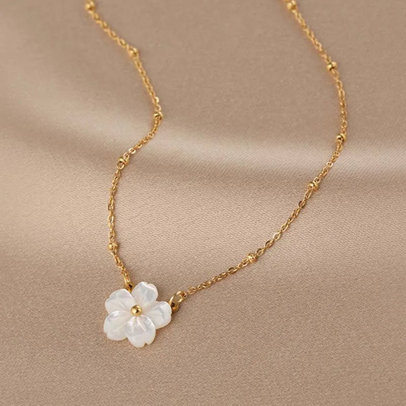 Rangel Floral Pearl Layered Necklace