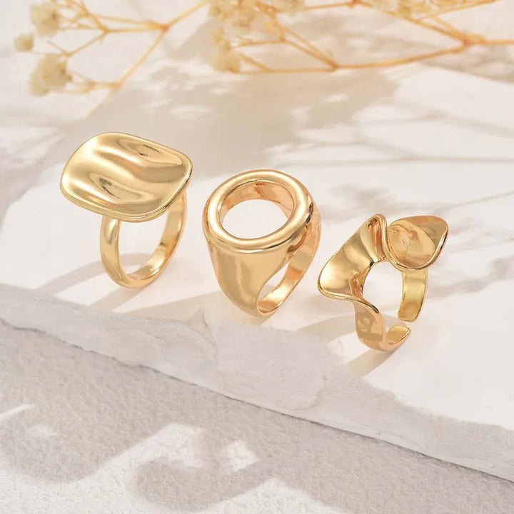 Fowler Sculpted Statement Ring Set