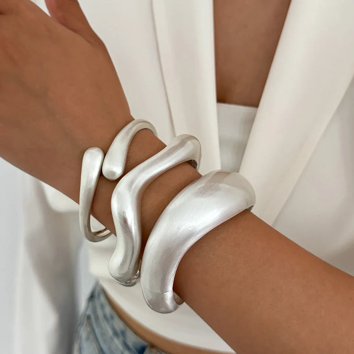 Ciara Sculpted Statement Bracelet