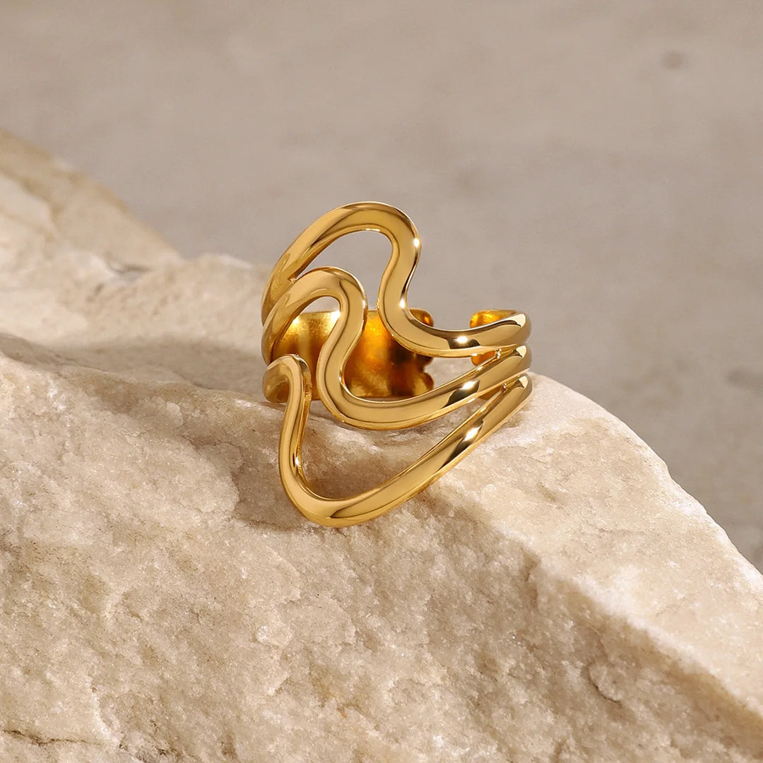 Lunari Flow Ring Set