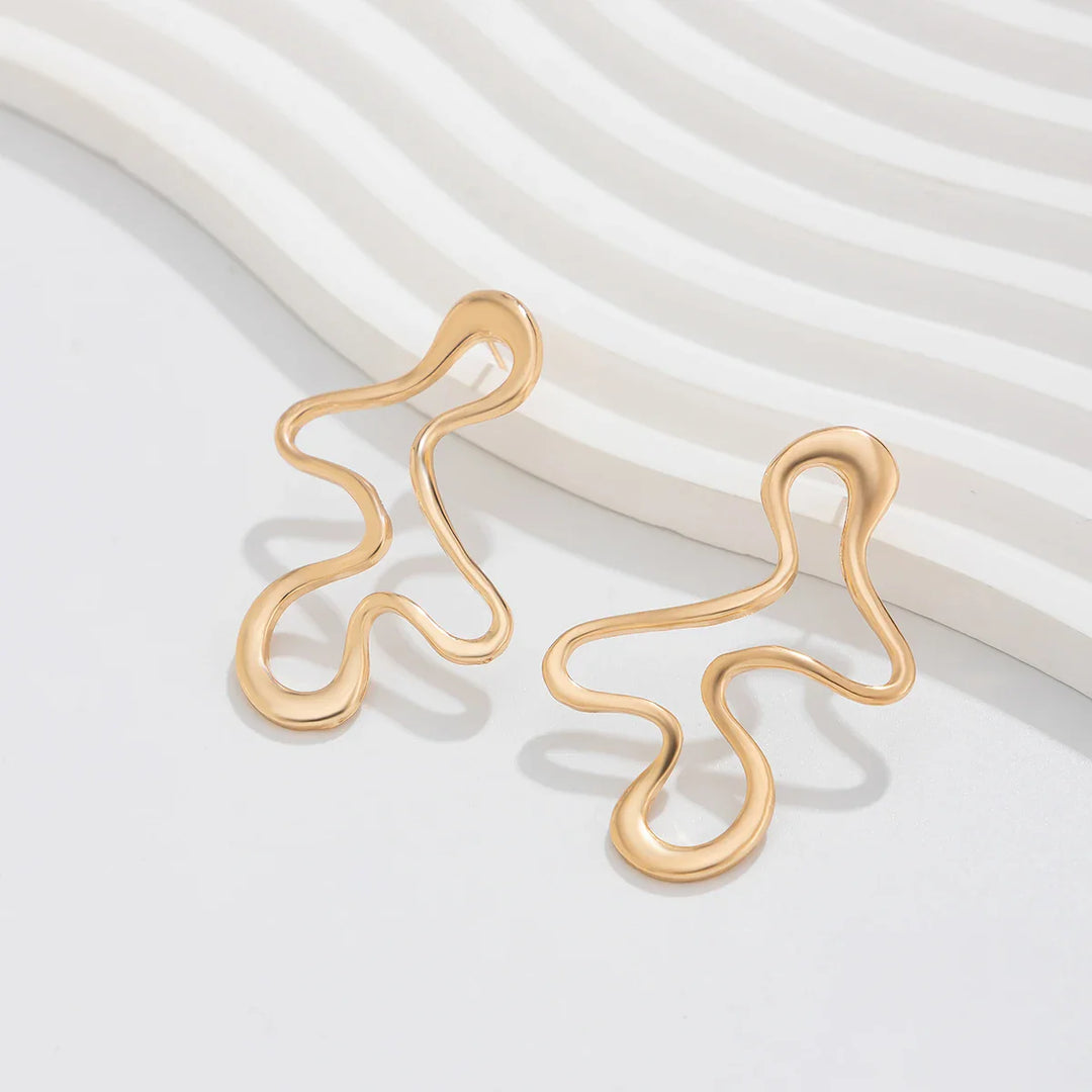 Brock Abstract Line Statement Earrings