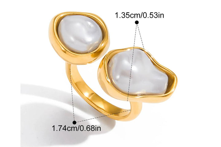 Barlina Pearl Stack Rings
